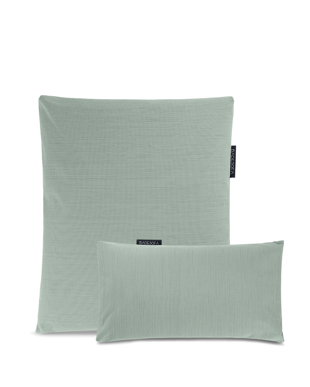 Badesofa Rückenkissen Größe Large und Fusskissen in Grün